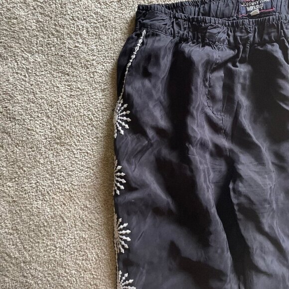 Johnny Was Workshop Black Boho Pants Size S - Picture 4 of 7